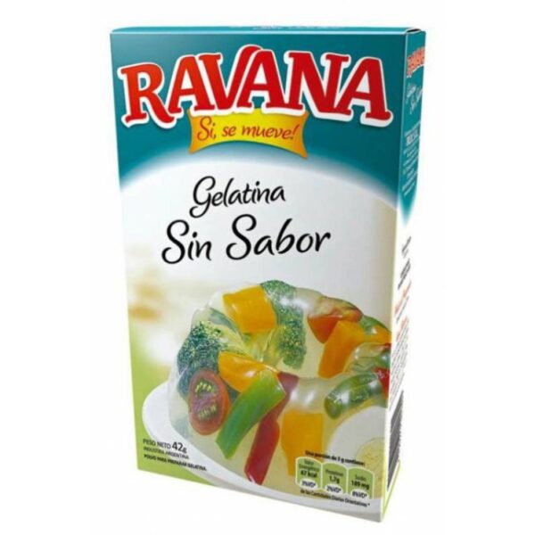 Ravana gelatina sin sabor x42g
