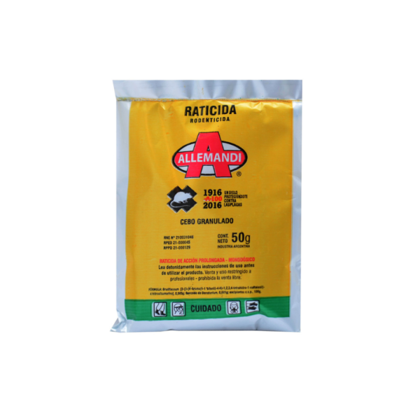 Allemandi raticida grano bolsa x50g