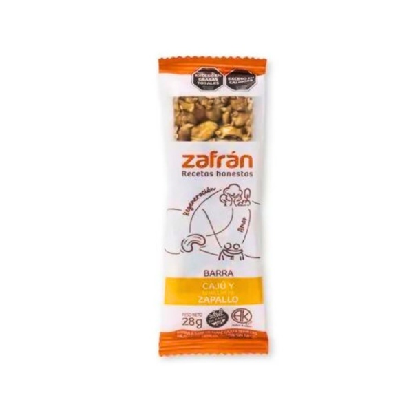 Zafran barra caju y sem de zapallo x28g