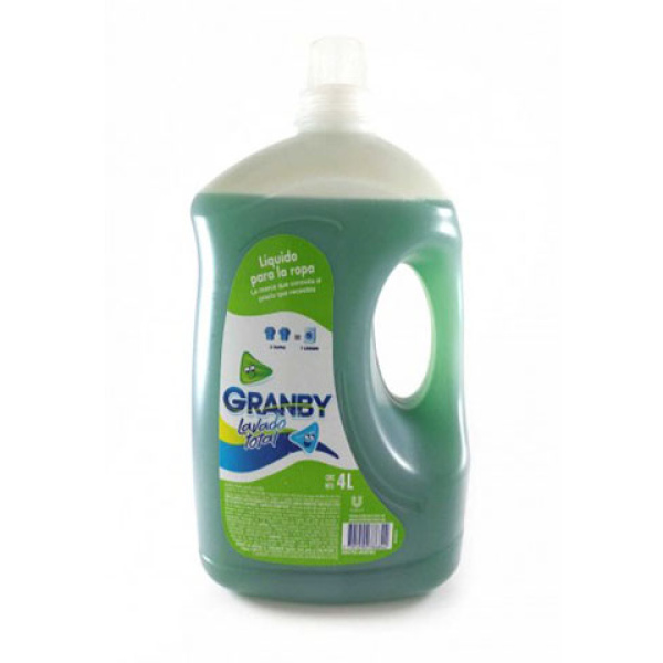 Granby liq p/ropa 5l baja espuma