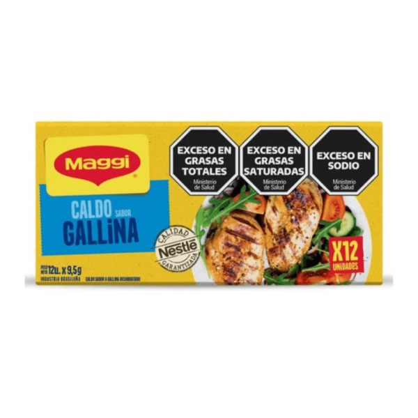 Maggi caldo de gallina x12u x9,5g