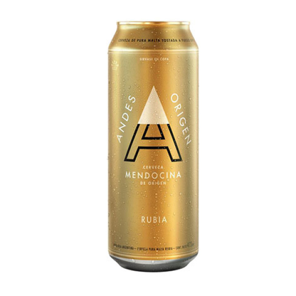 Andes lata 473ml rubia