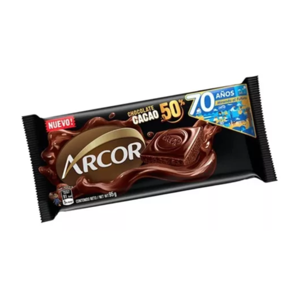 Arcor chocolate 80g chocolate 50% cacao
