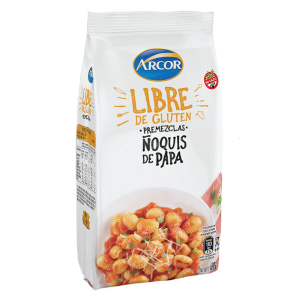 Arcor ñoquis sin tacc 500g papa