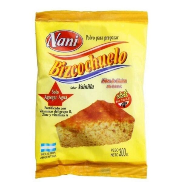 Nani bizcochuelo x300g vainilla