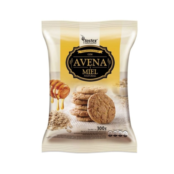 Tostex galletitas 270g avena-miel