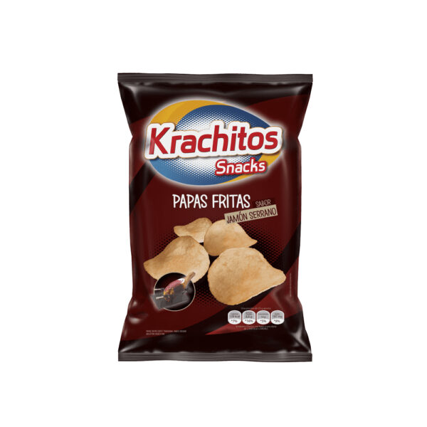5 hispanos papas fritas x 55g c/jamon