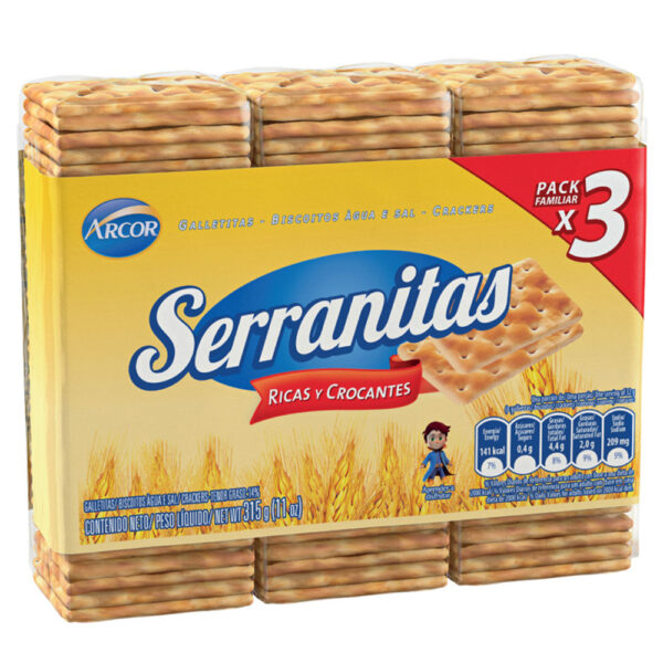 Arcor gall.serranitas x315g