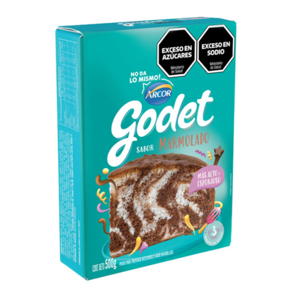 Godet bizcochuelo x500g s/marmolado
