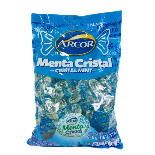 Arcor caramelo x140g menta cristal