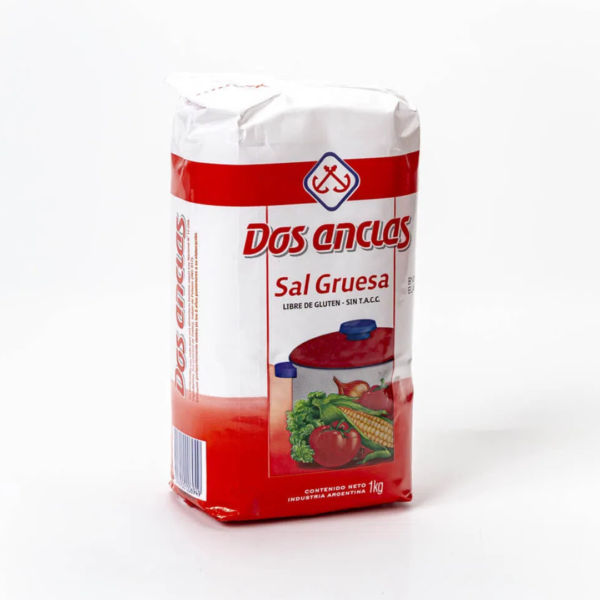 Dos anclas sal gruesa x1kg
