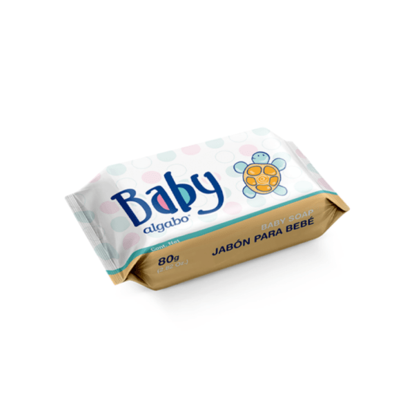 Algabo jabon p/bebe 80g