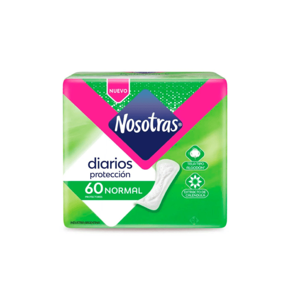 Nosotras pr diarios x 60u normal