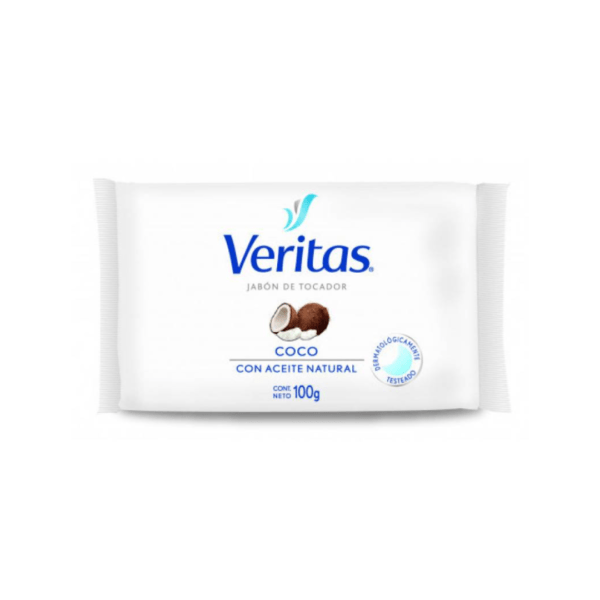 Veritas jabon tocador x100g coco