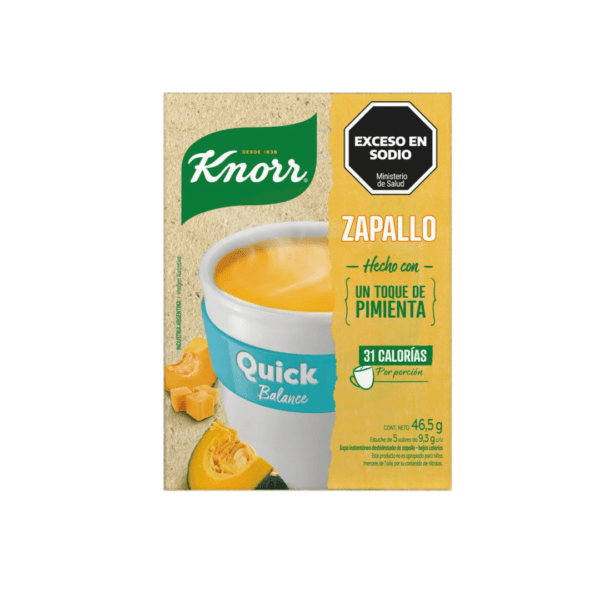 Knorr quick x 5u zapallo balance