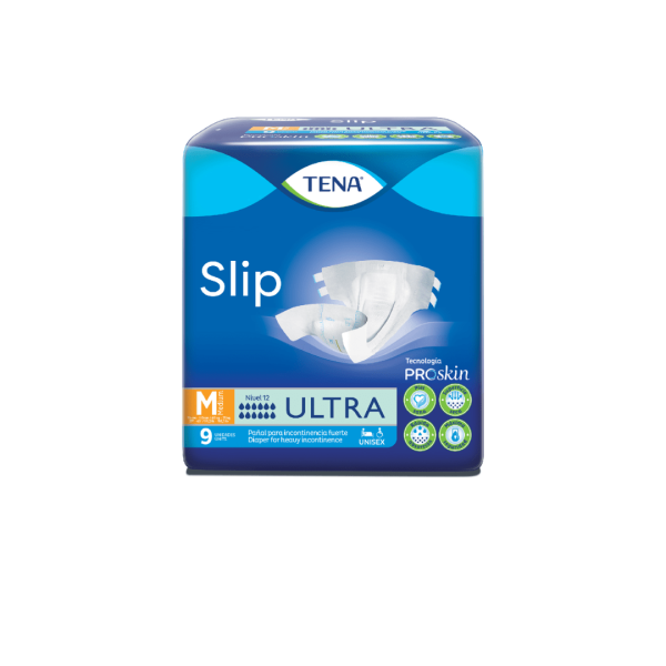 Tena pañal slip medium x9u