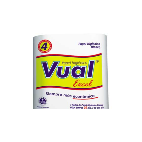 Vual papel higienico excel 4x30m