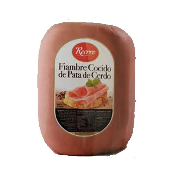 Recreo fiambre cocido pata cerdo x 100 gramos