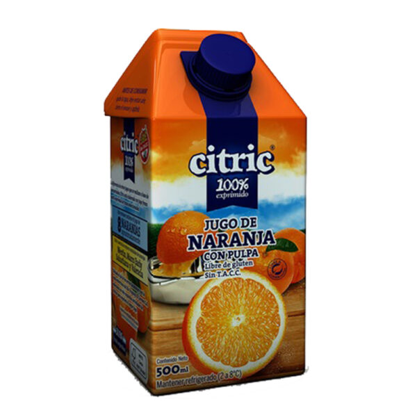 Citric jugo x500 naranja