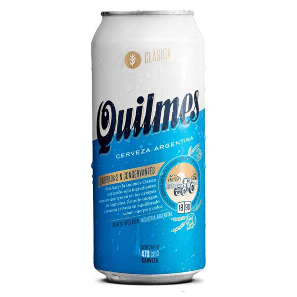 Quilmes lata clasica 473ml