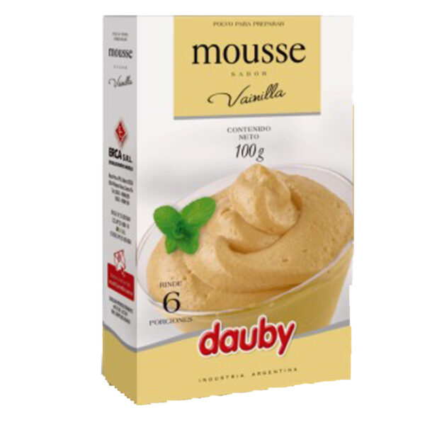 Dauby mousse x 100g vainilla