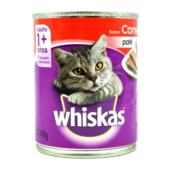 Whiskas x340g adulto carne lata