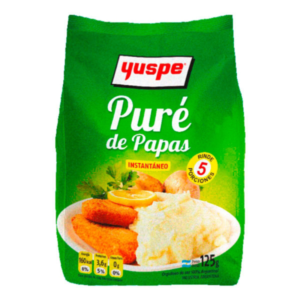 Yuspe pure de papas x125g