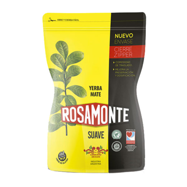 Rosamonte yerba x 250g suave zipper