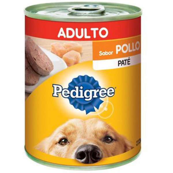 Pedigree lata adulto pollo x340g