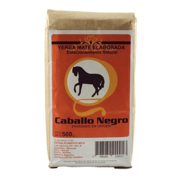 Caballo negro yerba x500g artesanal