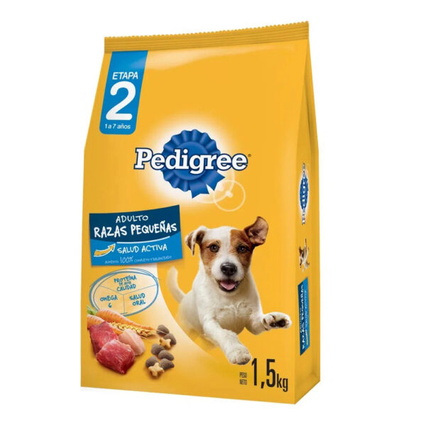 Pedigree adulto x1.5kg razas pequeñas