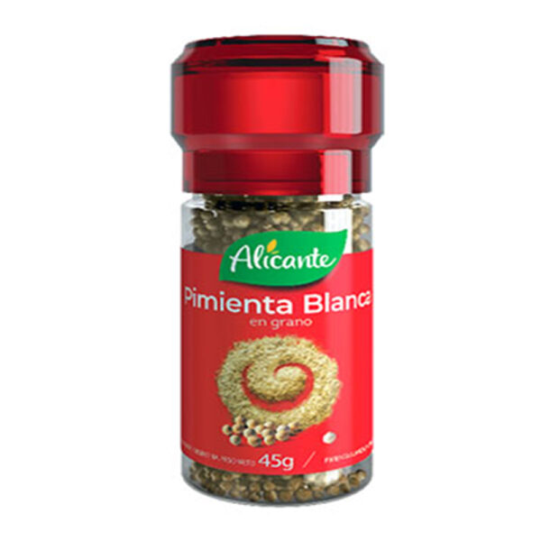 Alicante molinillo pimienta blanca 45g