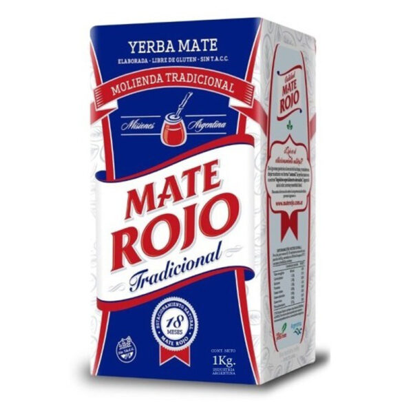 Mate rojo yerba x 1 kg tradicional