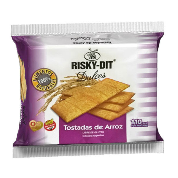 Risky dit tostadas de arroz x150g dulces