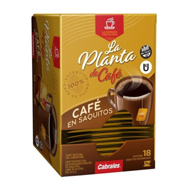 Cabrales cafe la planta en saquitos x18u
