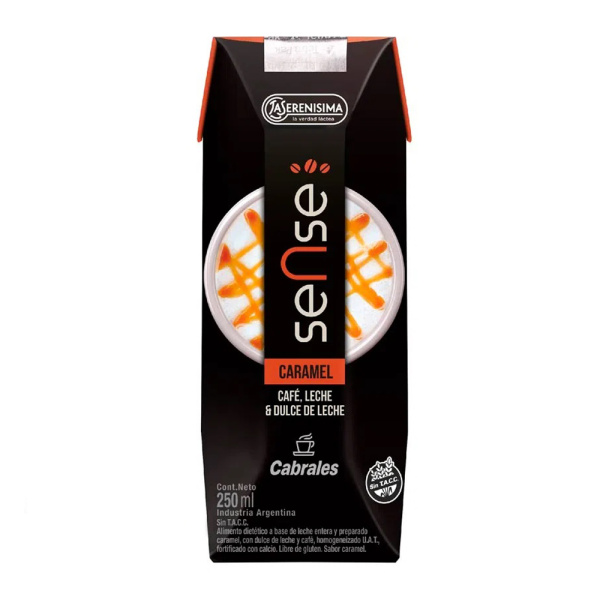 Sense beb lactea 200ml caramel