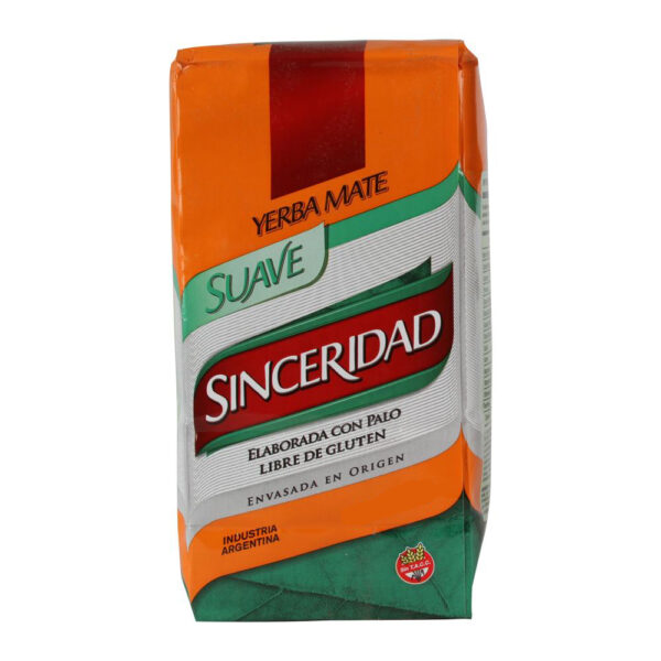 Sinceridad yerba x 250g suave c/palo
