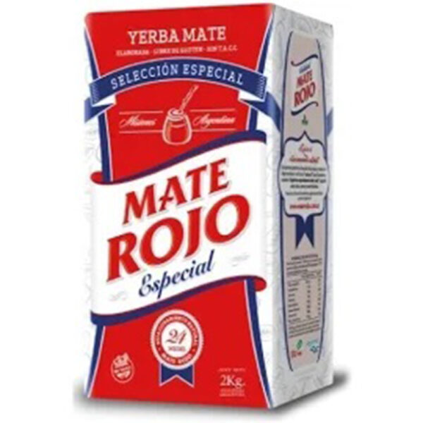 Mate rojo yerba x 2 kg especial