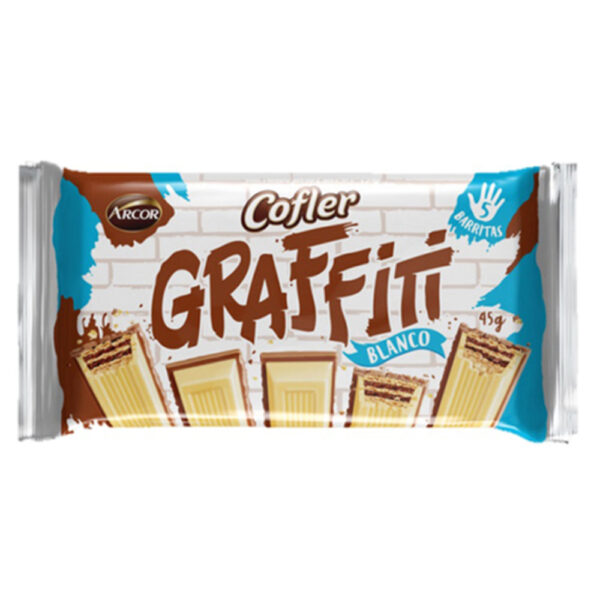 Cofler x45g graffiti blanco