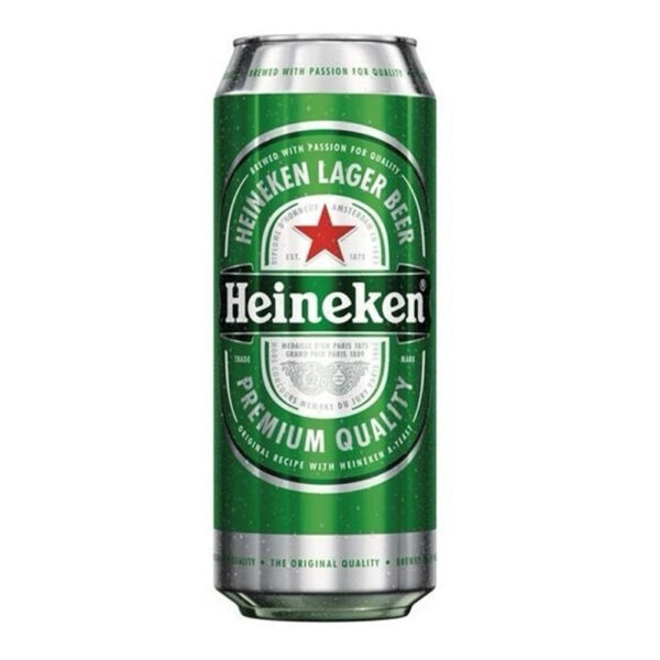 Heineken cerveza x473 lata