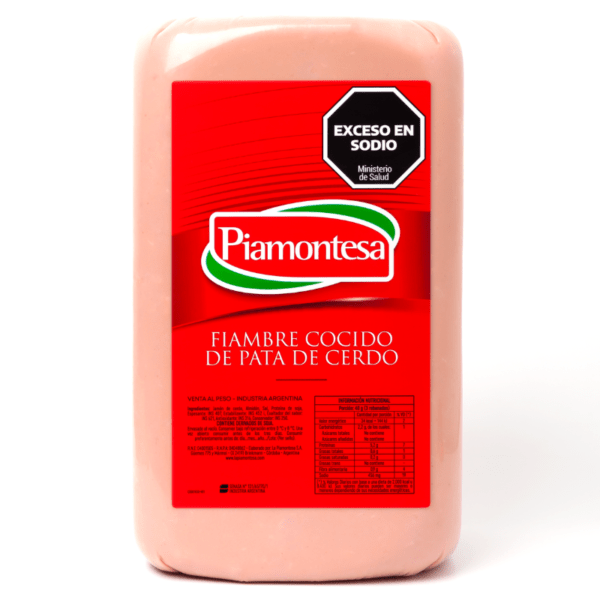 La piamontesa pernil cerdo coc cuad x 100 gramos