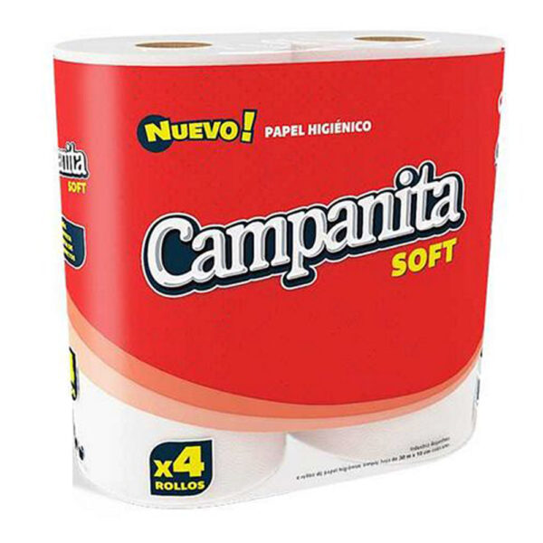 Campanita papel hig. soft 4x30m