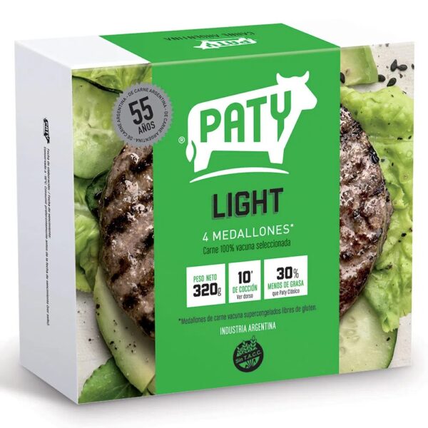 Paty hamburguesa x 4 light