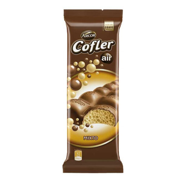 Cofler x55g aireado blanco/leche