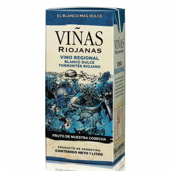 Viñas riojanas tetra x 1l blanco dulce
