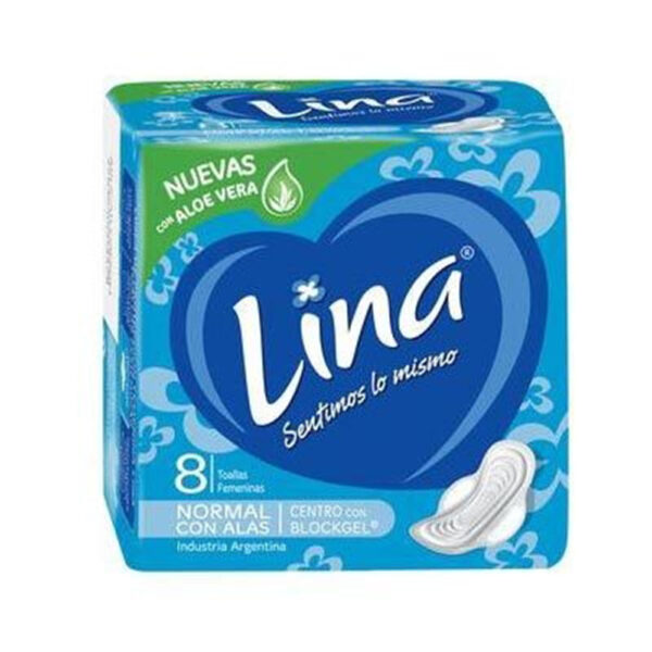 Lina tf normal c/a x 8 unid aloe vera