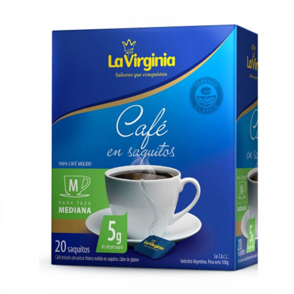 La virginia cafe saquito mi cafe x20u 7g