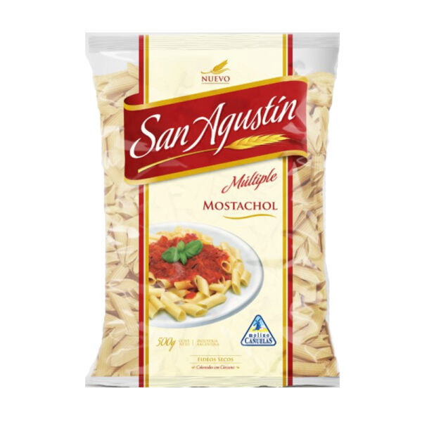 San agustin fideos x 500g mostachol