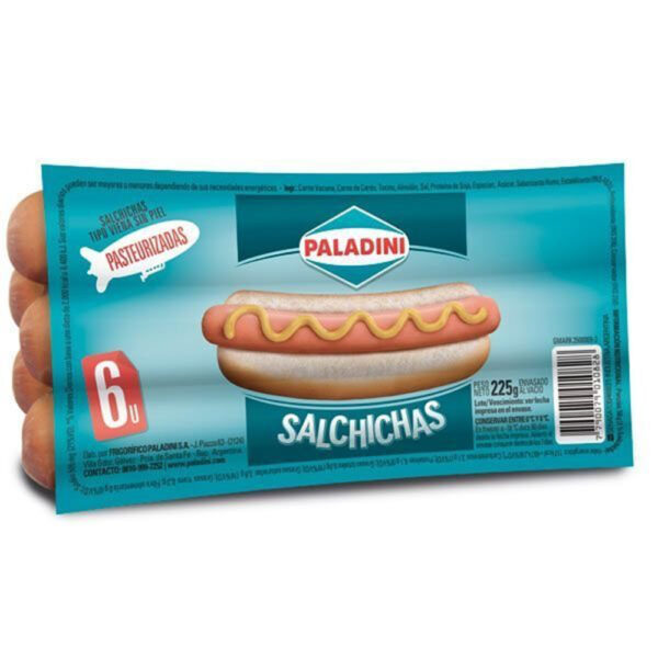 Paladini salchichas viena x6