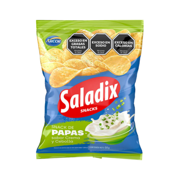 Arcor saladix x58g crema cebolla